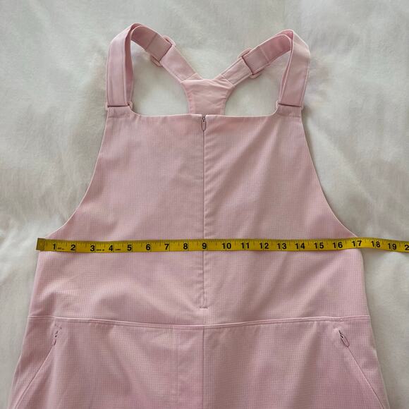 Lululemon WovenAir Pink Strawberry Milkshake Jumpsuit Overalls, Size 8 - Picture 7 of 11